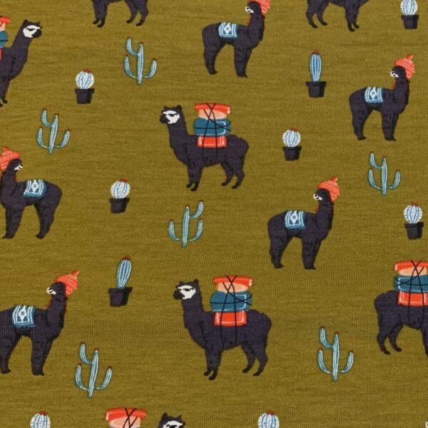 Llama Pattern Material