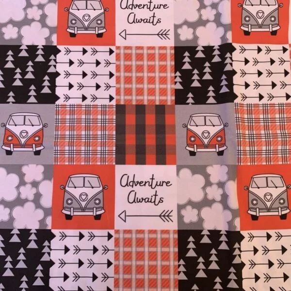 Camper Design in Red and Black