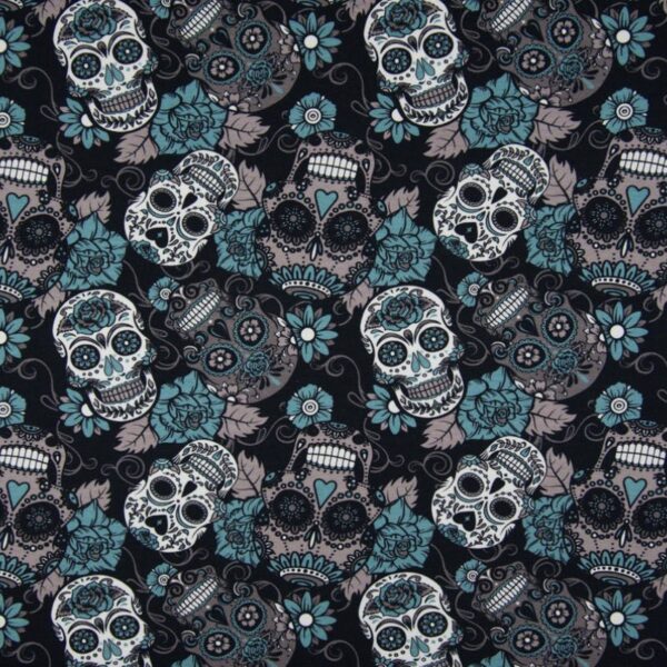 Sugar Skulls and Roses Material