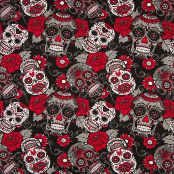 Red Sugar Skulls Gaiter