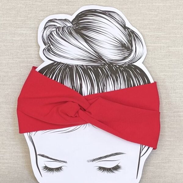 Red Twisted Headband