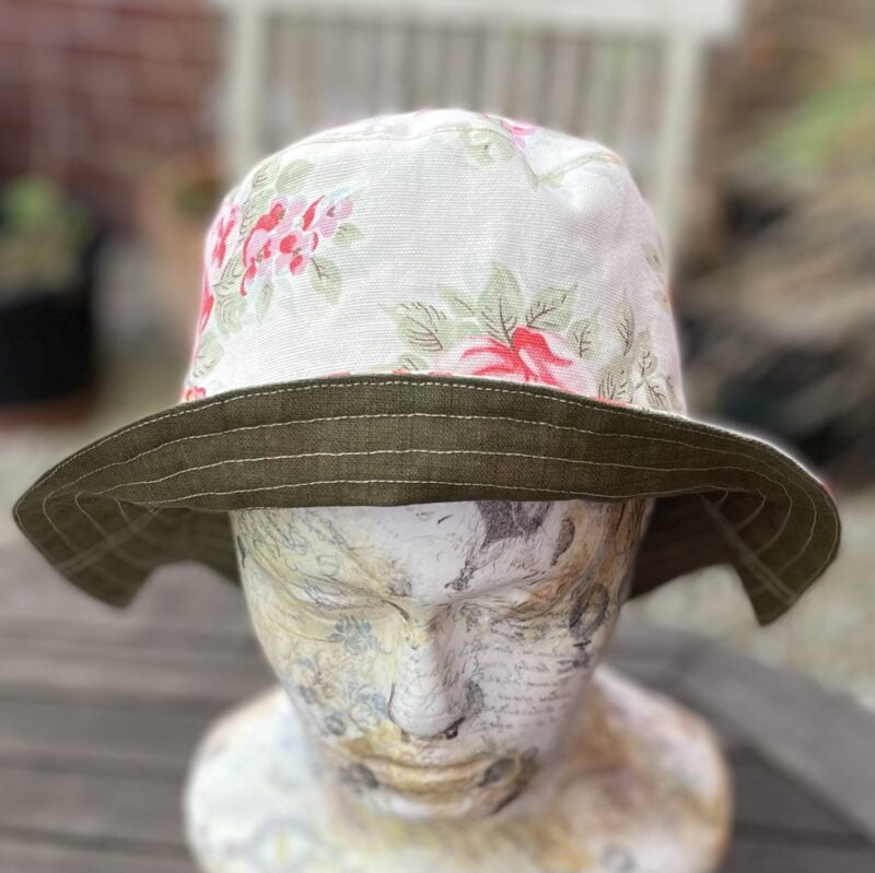 Flowers Reversible Bucket Hat