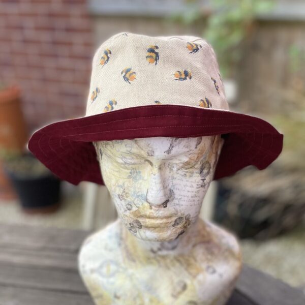 Bees Reversible Bucket Hat