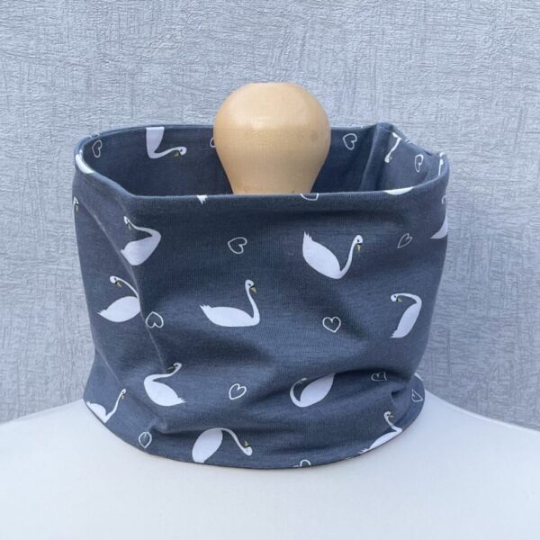 Swan Pattern Neck Gaiter